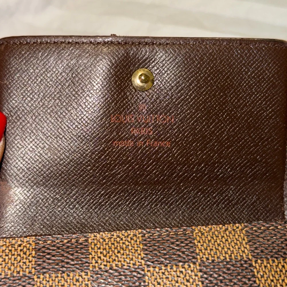 Louis Vuitton Brown Checkered Wallet